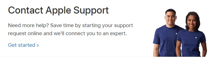 Contact Apple Support (If You Don't Have Backup)