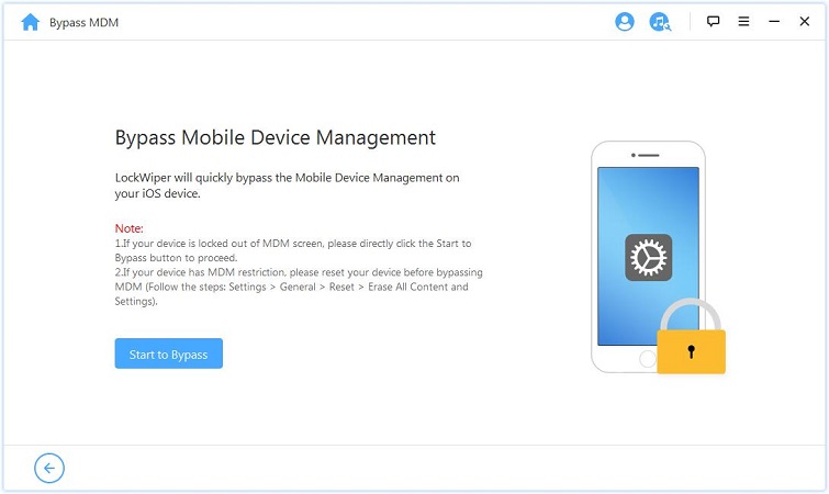 strat to bypass mdm to remove remote management lock on iphone or ipad