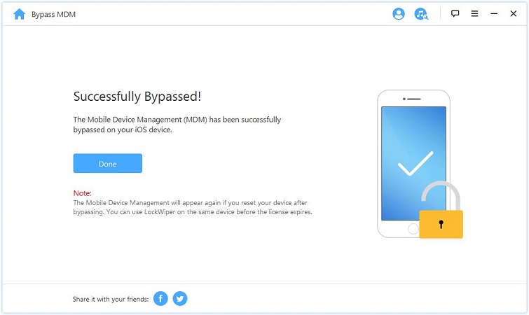 successfully bypass MDM successfully