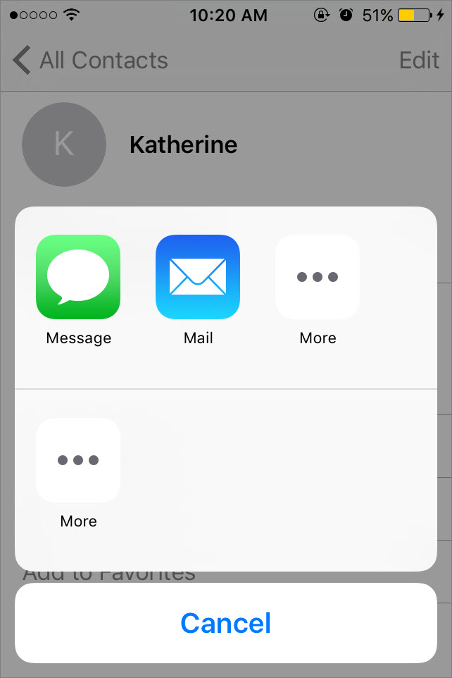 how to send email to all contacts on iphone