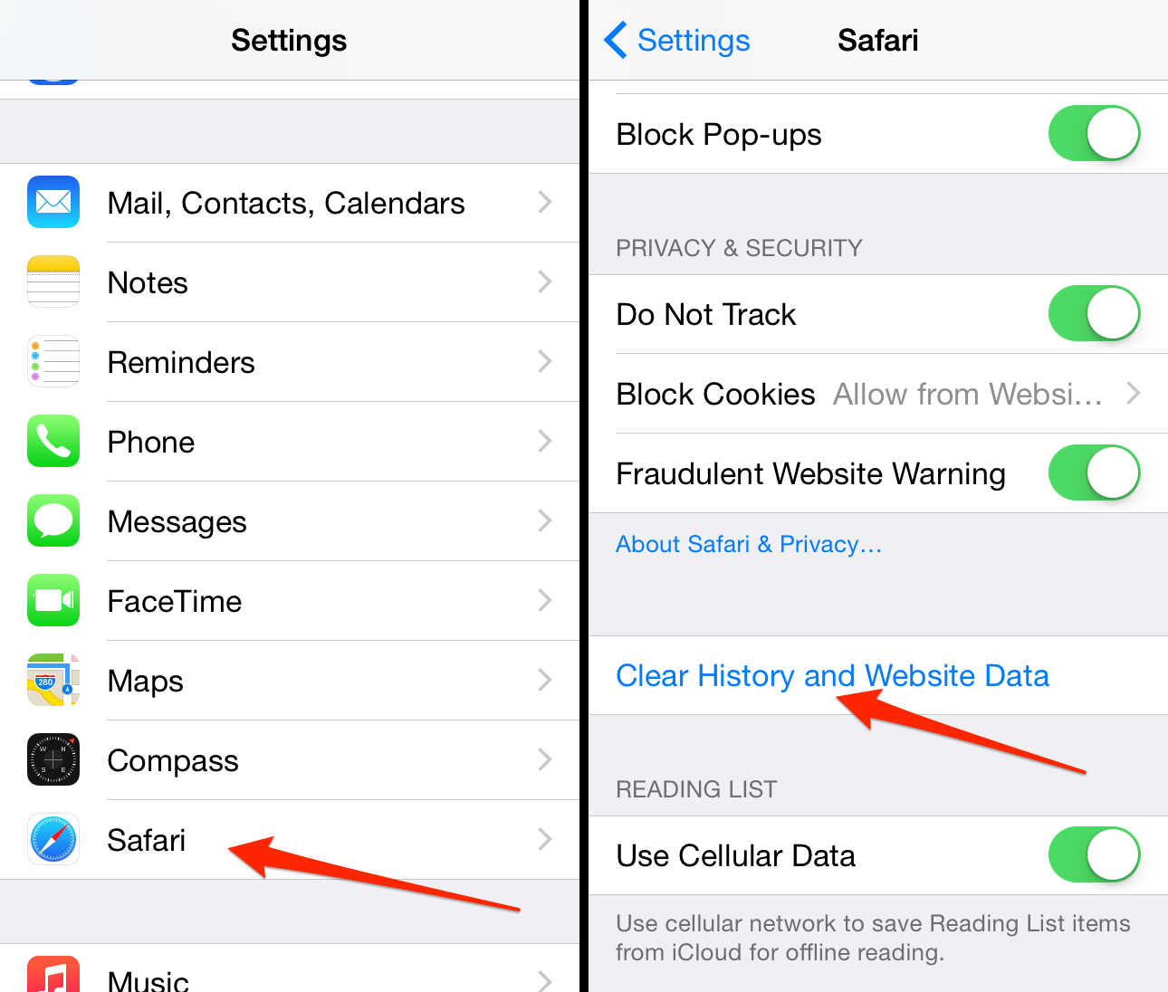 How to Clear Browser History from iPhone?