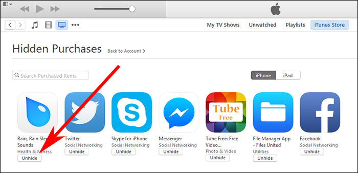 How to remove an app from itunes