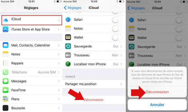 remove icloud account without password