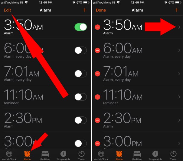 how to change ringtone on iphone alarm clock
