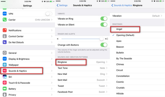 how to assign ringtones on iphone 4
