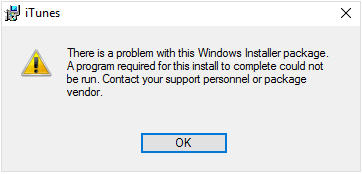 Windows error