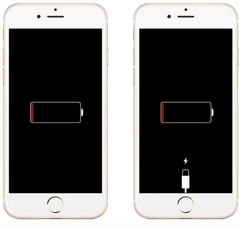 iPhone stuck on charging screen