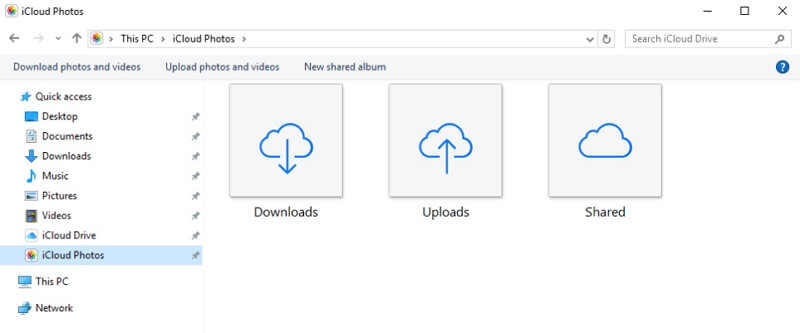download icloud photos on windows