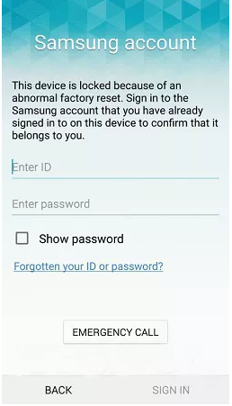 Samsung Reactivation Lock