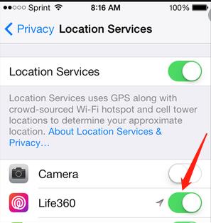 location life360 fake spoof supported ios update position won doing let these
