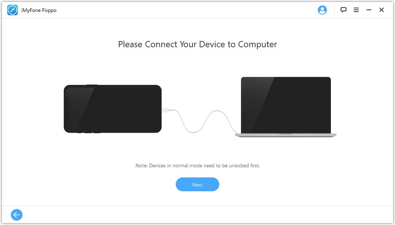   connectez votre appareil à votre ordinateur